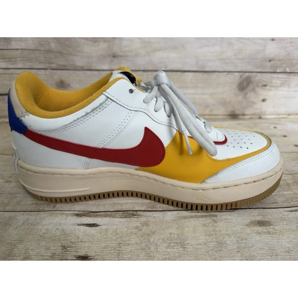 Nike Air Force 1 Shadow Sneakers CI0919-118 Streetwear Summit White Green Sz 7.5
